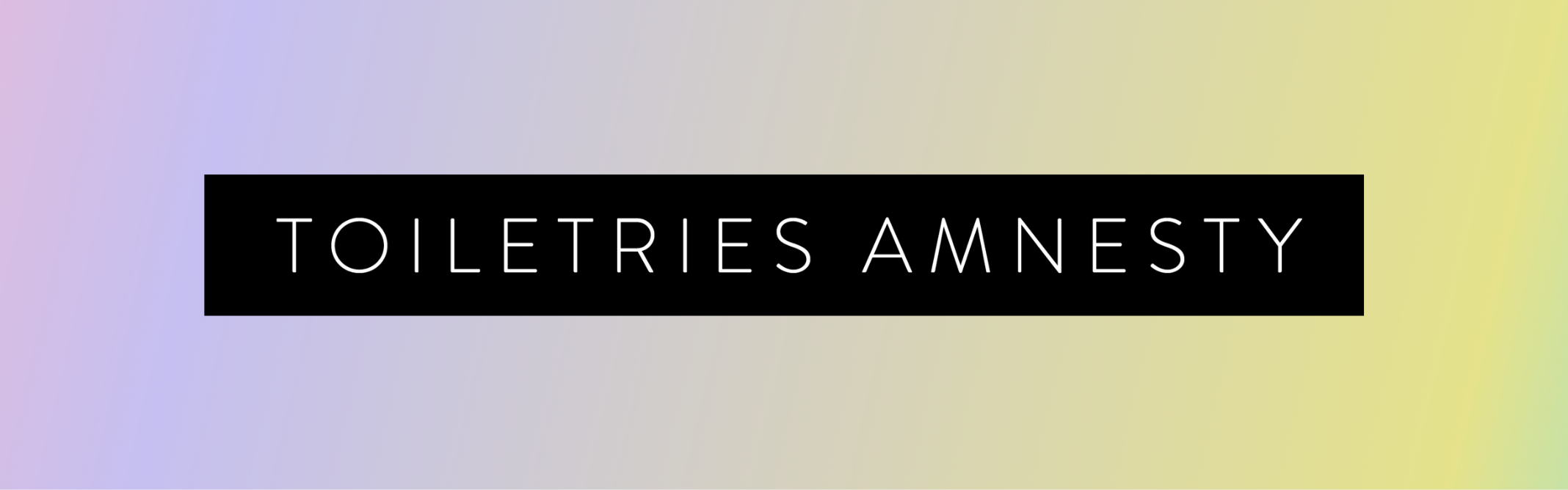 Spartan Food Pantry Toiletries Amnesty